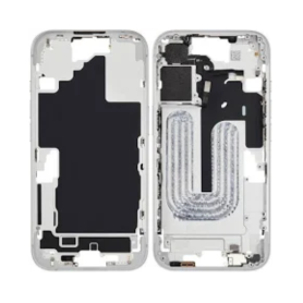 Rear Cover, Frame - iPhone 16E Chassis Empty White (Original Disassembled) Grade A, wholesale price