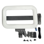 Anneau LED, Ring Light - Lumière de remplissage photographique Anneau lumineux portable à batterie pour photo et vidéo 48*8*40cm