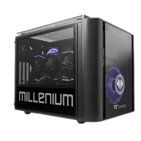 Gaming PC, Desktop - Millenium MM2 Mini Shaco case - Ryzen 7 5800X - RTX 3070 Ti - 16 GB RAM / 512 GB SSD - 1 TB HDD - Grade A,