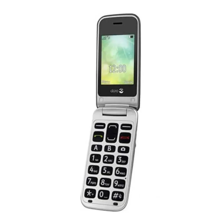 Téléphone, Mobile - Téléphone Portable Doro 2424 - Graphite/Blanc, prix de gros.