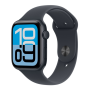 Smartwatch, Wearable Tech - Montre Connectée Apple Watch Series SE 3 Cellulaire 40mm Aluminium Minuit Avec Bracelet Sport M/L - 