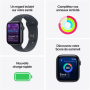Montre, Smartwatch - Montre Connectée Apple Watch Series SE 3 Cellulaire 44mm Aluminium Lumière stellaire Avec Bracelet Sport M/