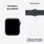 Smartwatch, Wearable - Montre Connectée Apple Watch Series SE 3 Cellulaire 44mm Aluminium Minuit Avec Bracelet Sport M/L - Neuf,