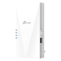Extender, Booster - Wi-Fi 6 AX3000 Repeater - Dual-band Wi-Fi, Gigabit Ethernet port, Tether app control TP-Link RE700X - White,
