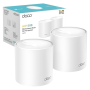 Networking Devices - Mesh Wi-Fi 6 Routers Dual-Band, Ultra-Fast Speed, WPA3 Security TP-Link AX1500 Deco X10 - White (2-Pack), w