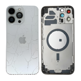 Replacement Parts - Chassis Empty iPhone 14 Pro White (Origin Disassembled) - Broken, wholesale price