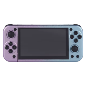 Console rétro, Console rétro gaming - G50V Console portable 5 pouces 64GB 2500mAh rétro compatible PSP/PS1 jeux d’arcade - Bleu,