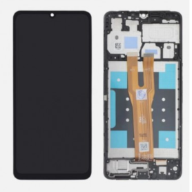 Écran, Display - Ecran Galaxy A06 5G (A066B) + Châssis Noir (Original Reconditionné), prix de gros.