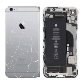 Replacement Parts - iPhone 6S Plus Pink Complete Chassis - Charging Connector + Battery (Original Disassembled) Broken Lens, who