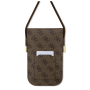 Phone Pouch - Guess Cord Script GUOWBP4SNSW 4G Mobile Phone Pouch – Brown, wholesale price