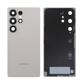 Vitre arrière, Dos - Vitre Arrière Galaxy S25 Ultra (S938B) Argent Titane (Service Pack) - GH82-36353C, prix de gros.