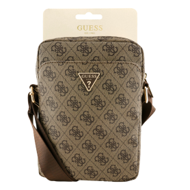 Tablet Bag, Shoulder Bag - Guess GUTB10P4GFTSW 4G PU Triangle Logo Tablet Shoulder Bag – Brown, wholesale price