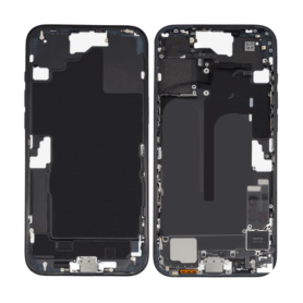 Smartphone, Téléphone - Chassis iPhone 16E sans Vitre Arrière sans Batterie esim Noir (Origine Demonté) Grade AB, prix de gros.