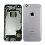 Chassis, Housing - iPhone 6 Silver Complete Chassis - Charging Connector without Battery (Original Disassembled) Grade B, wholes
