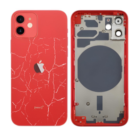 Back Cover - Empty Frame iPhone 12 Red (Original Disassembled) - Broken, wholesale price