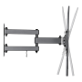 Superior Adjustable Wall-Mount TV Bracket Extra Slim for 32-55 Inch Screens Holds Up to 35 kg