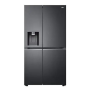 Fridge, Refrigerator - LG GSJV90MCAE Black American-Style Refrigerator - Used, wholesale price
