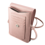 Handbag, Pouch - Saffiano Triangle Mobile Phone Pouch Guess GUWBSATMPI – Pink, wholesale price