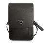 Mobile Pouch, Phone Case - Saffiano Triangle Mobile Phone Pouch Guess GUWBSATMBK – Black, wholesale price
