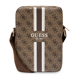 Crossbody Bag, Satchel - Guess Stripes GUTB8P4RPSW 4G Tablet Crossbody Bag – 8" Brown, wholesale price