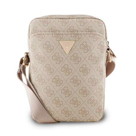 Tablet Bag, Shoulder Bag - Guess GUTB10P4GFTSP 4G PU Triangle Logo Tablet Shoulder Bag – Pink, wholesale price