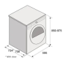 Tumble Dryer, Clothes Dryer - ASKO T611HX.W Heat Pump Tumble Dryer - Used, wholesale price