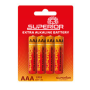 Batteries, Power Cells - Alkaline Micro AAA/LR03 4 Pcs Batteries - Superior Electronics SUPBA001, wholesale price