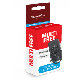 Remote Control, Transmitter - Universal Multibrand and Multifrequency Remote Control - Compatible with Rolling and Fixed Code - 