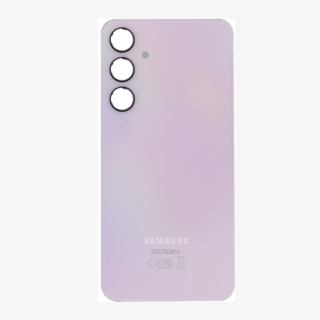 Vitre arrière, Dos - Vitre arrière Samsung Galaxy A35 Violet sans Contour Lentille (Original Démontée) - Grade A, prix de gros.