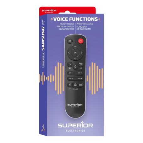 Télécommande, Contrôleur TV - Télécommande Universelle Bluetooth avec Commande Vocale pour TV Samsung - Superior Electronics SUP