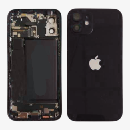 Batterie et Connecteur - Châssis Complet iPhone 12 Noir - Connecteur de Charge + Batterie (Origine Demonté) Grade B, prix de gro