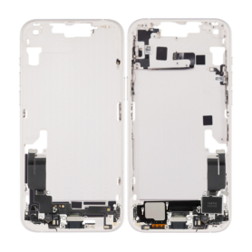Coque, Cadre - Châssis iPhone 14 Blanc - Connecteur de Charge Sans Batterie sans Vitre Arrière (Origine Demonté) - Grade B, prix