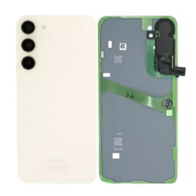 Dos, Vitre arrière - Vitre Arrière Galaxy S23 (S911B) Crème (Service Pack) - GH82-30393B, prix de gros.