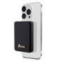 Battery Pack, Charger - Power Bank Magsafe Logo Metal 5000mAh 15W Guess GUPBM5ALGSGK - Black, wholesale price