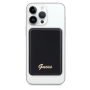 Chargeur sans fil, Batterie externe - Power Bank Magsafe Logo Métal 5000mah 15W Guess GUPBM5ALGSGK - Noir, prix de gros.