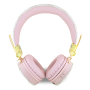 Earphones, Headsets - Wireless Bluetooth Headphones with Classic Guess 4G Logo GUBH704GEMP - Pink, wholesale price