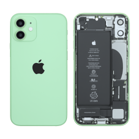 Back Cover Housing iPhone 11 Green - Charging Connector Battery (Original Dismantled) Grade B