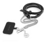 Accessoire, Câble, Lanière - Cordon universel 4G PU avec chaîne GUESS GUOUC4MG4EK – Noir, prix de gros.