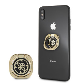 Phone Grip, Ring Holder - 4G Metal Ring Stand GUESS GURSEQGBK – Gold, wholesale price