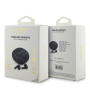 Écouteurs, Casque - Écouteurs sans Fil Bluetooth + Boîtier de Chargement PU Type-C avec Logo 4G GUESS GUTWST3P4EGK - Noir, prix 