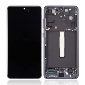 Screen, Display - Samsung Galaxy S21 FE (G990) Graphite Screen + Frame (Original Refurbished), wholesale price