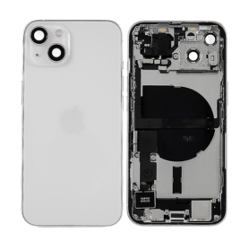 Back Cover, Rear Housing - Back Cover Housing iPhone 13 Mini White - Charging Connector without Battery (Original Disassembled) 