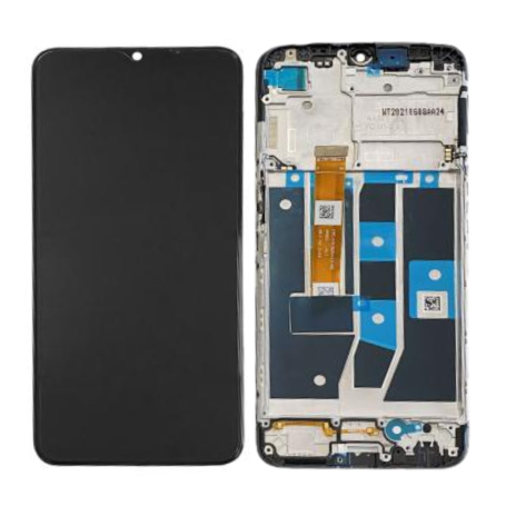 Screen, Display - OPPO A16 / A16s (2021) Black Screen with Frame (Original Pack), wholesale price