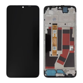 Écran, Display - Ecran OPPO A57 4G (2022) Noir avec Châssis (Original Pack), prix de gros.