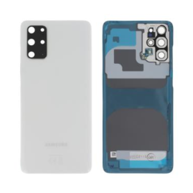 Dos, Vitre arrière - Vitre arrière Samsung Galaxy S20 Plus 4G/5G (G985F/G986B) Blanc (Service Pack) - GH82-21634B-GH82-22032B, p