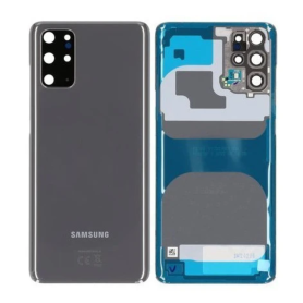 Vitre arrière, Dos - Vitre arrière Samsung Galaxy S20 Plus 4G/5G (G985F/G986B) Grise (Service Pack) - GH82-21634E-GH82-22032E, p