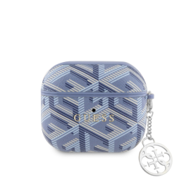 Étui, Housse - Coque de Protection pour AirPods 3 Cube Classic Logo GUESS GUA3HGCFSEB - Blue, prix de gros.