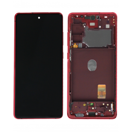 Samsung Galaxy S20 FE 4G/5G 2020 Screen (G780/G781) Red Frame (Service Pack)