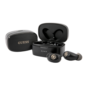 Earbuds, Headphones - Wireless Bluetooth Earphones Charging Case Type-C Waterproof IPX5 GUESS GUTWSJL4GBK - Black, wholesale pri