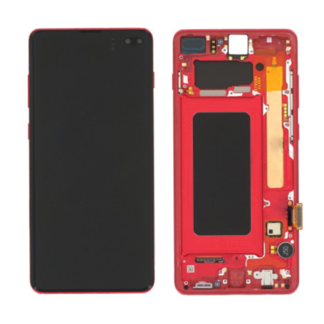 Écran, Display - Ecran Samsung Galaxy S10e (G970F) Rouge + Châssis (Service Pack) - GH82-18852H, prix de gros.